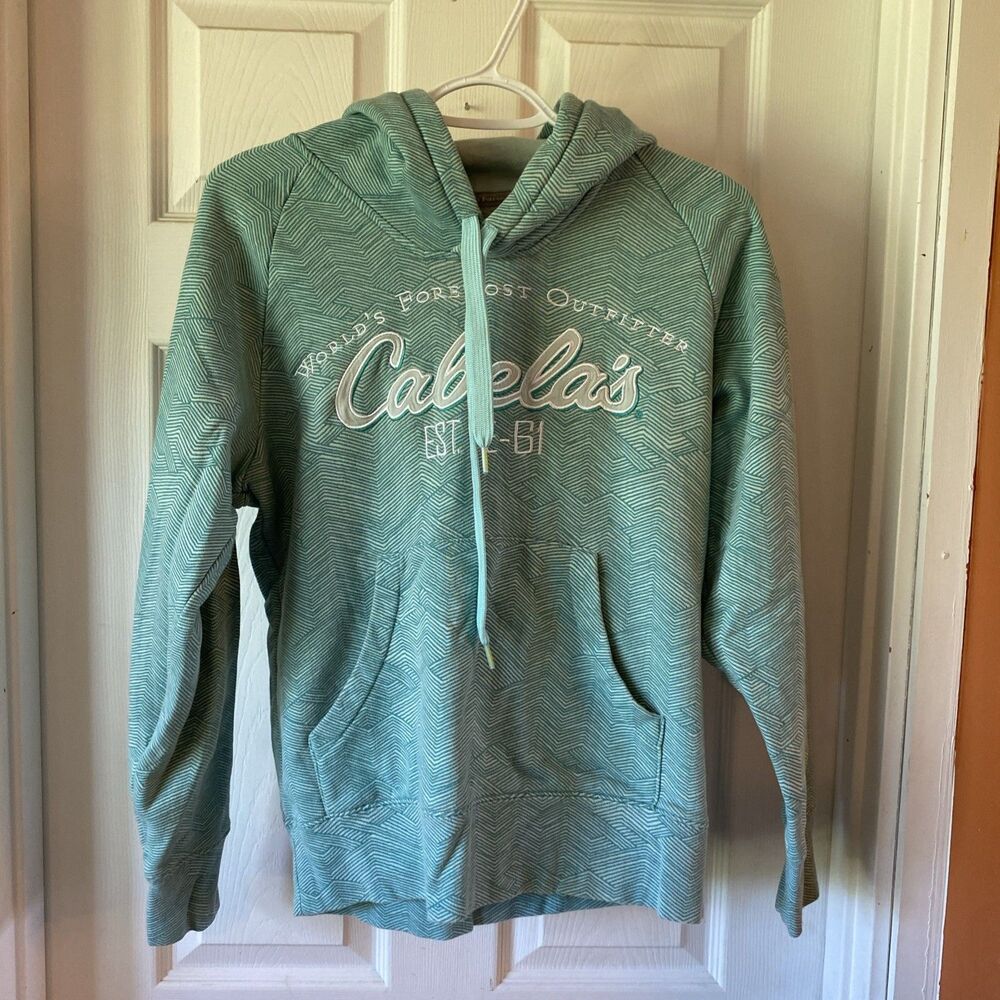 Cabela’s Hoodie Women’s Size Small Pullover Kangaroo Pouch Green